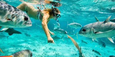 belize travel - snorkeling on Ambergris Caye