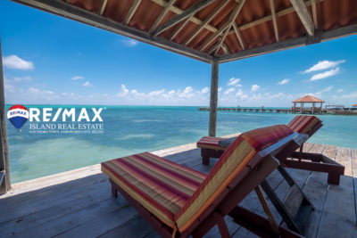 Belize real estate homes for sale - Beach house deck views