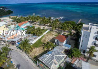 Arial view of beachfront Double lot in Boca Del Rio