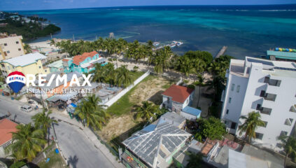 Arial view of beachfront Double lot in Boca Del Rio