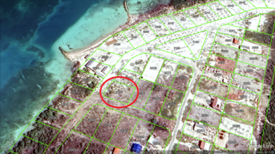 Map view of South Caye Caulker Lot