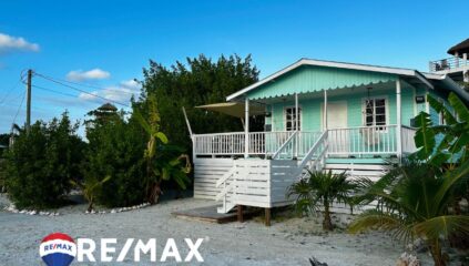 Outside view of oceanfront home