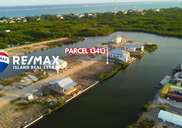 Drone shot of Parcel at mahogany bay