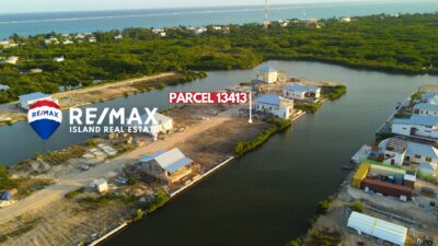 Drone shot of Parcel at mahogany bay